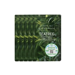 Set de paquetes modeladores en gel de glucosa LINDSAY re:natural - 5 tipos (Tea Tree)