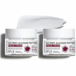 Set de crema facial APLB con péptido de ascorbilo y glucosida (55ml x 2)