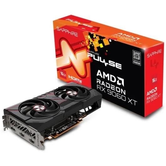 Sapphire Radeon RX 9060 XT Pulse OC 16GB GDDR6 Graphics Card
