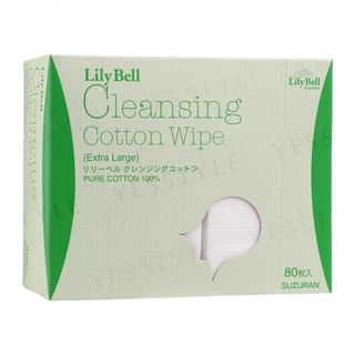 Lingettes nettoyantes Suzuran Lily Bell, Grande taille, 80 feuilles