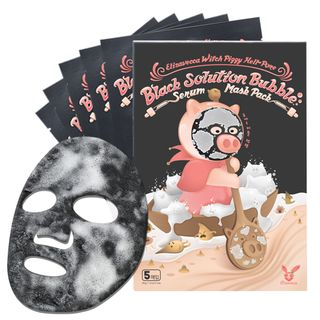 Elizavecca Witch Piggy Hell Pore Black Bubble Serum Mask