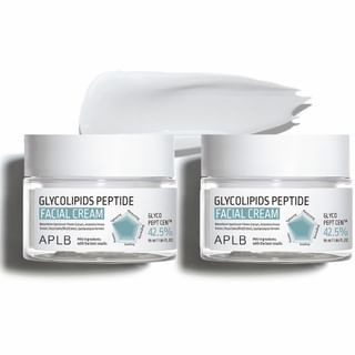 Set de crema facial APLB con glicolípidos y péptidos (55 ml x 2)