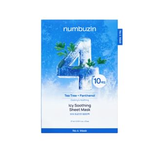 numbuzin - SOS Icy Soothing Sheet Mask Set, 10 Sheets