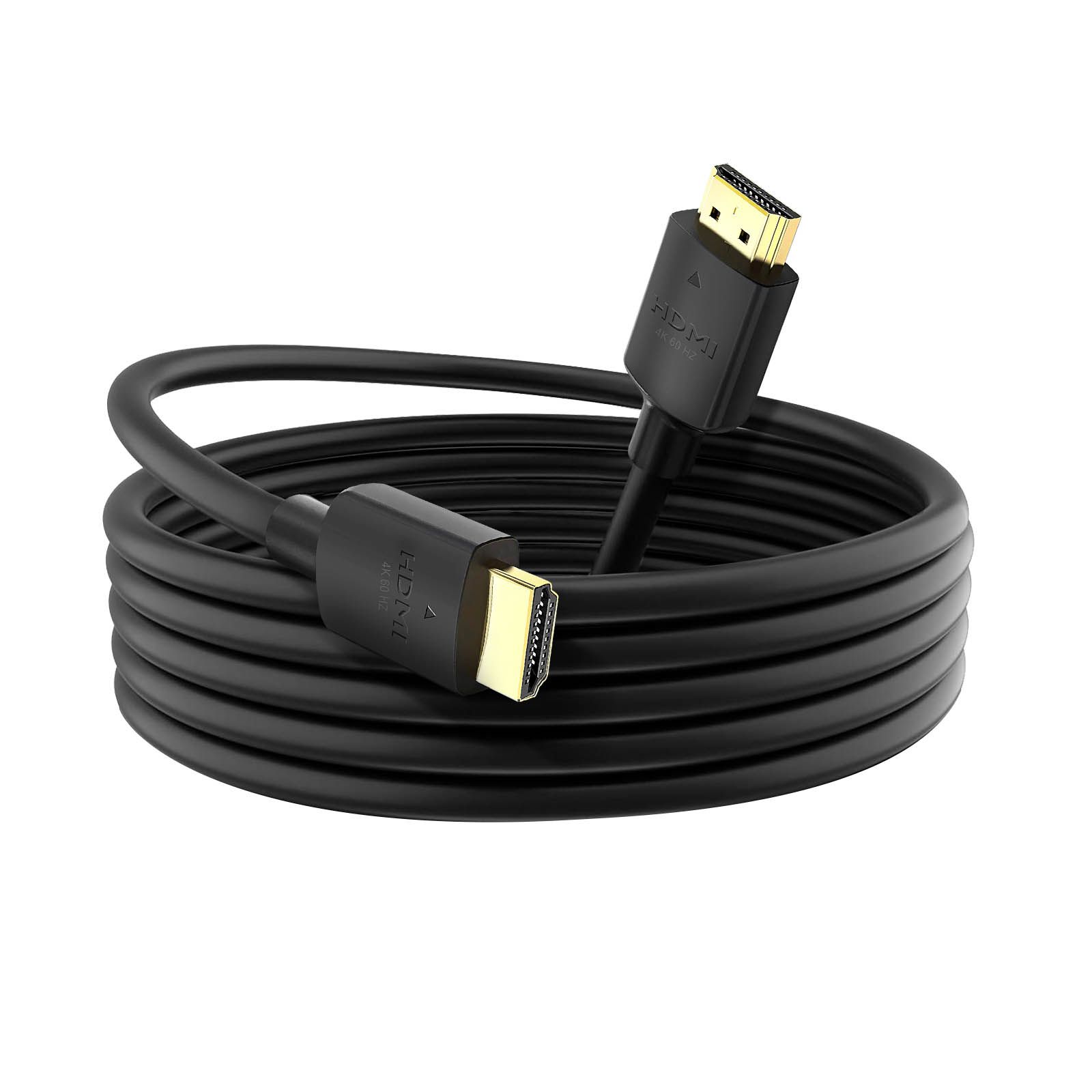 Swissten HDMI 2.0 Cable, 4K 60Hz, Gold Plated Connectors, 2m Black