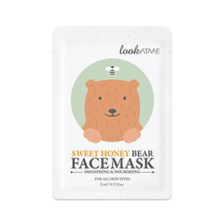 Masque visage lookATME - Mignon Ours en Miel