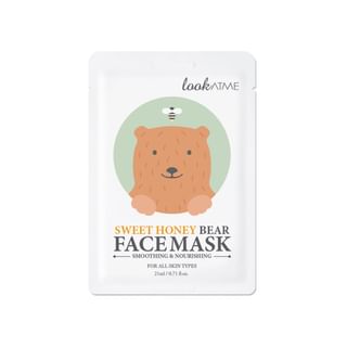 Masque visage lookATME - Mignon Ours en Miel