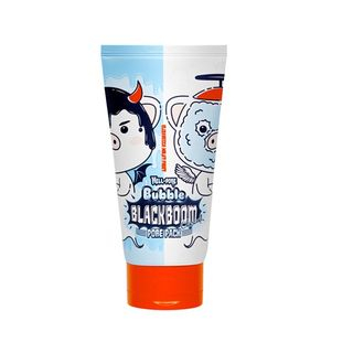 Máscara masticable Elizavecca Hell Pore Bubble Black Boom con carbón, 150 ml