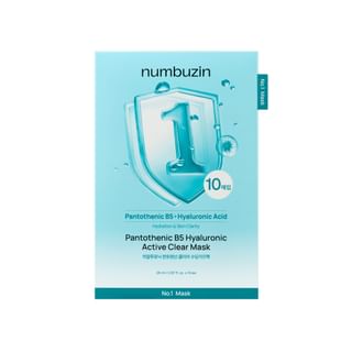 Ensemble de masques nettoyants numbuzin - 10 masques anti-acné