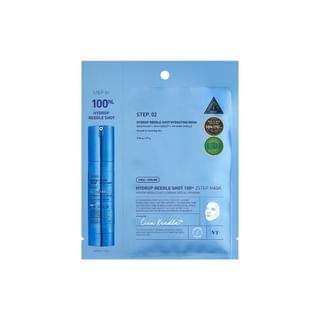 VT Hydrop Reedle Shot 100hL 2-Step Mask (1.5g + 27g, per sheet)