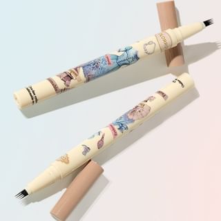 COLORROSE Star Moon 4-Pronged Eyebrow Pencil, Light Brown (CR1044#)