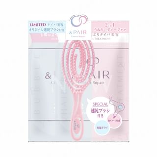 ViCREA 2-in-1 Drying Brush Set with Refills (Pink Rose, Blue Verbena Scent)