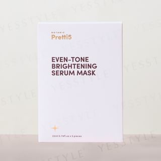 Botanic Pretti5 Even-Tone Brightening Serum Mask (5 Pieces)