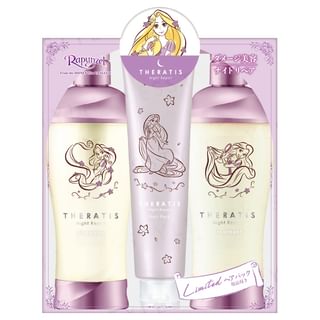 Set de cuidado nocturno ViCREA Disney Rapunzel (champú, tratamiento, mascarilla)