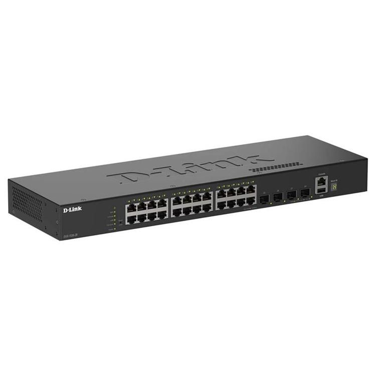D-Link SmartPro 28-Port Gigabit Switch - Desktop/Rack Mountable