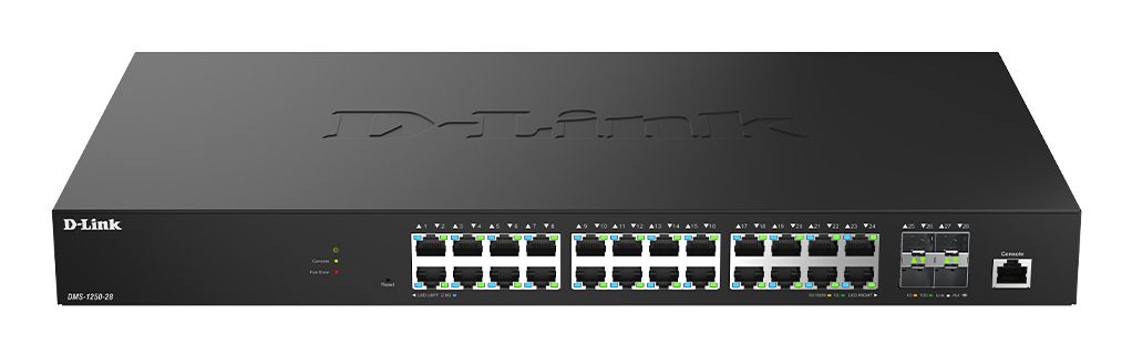 D-Link 28-Port Smart Switch DMS-1250-28