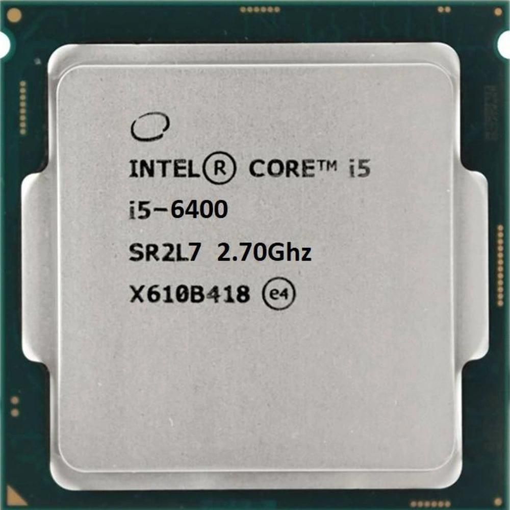 Procesador Intel Core i5-6400, 2,7 GHz, 4 núcleos, 4 hilos, 14 nm, LGA 1151, 65 W