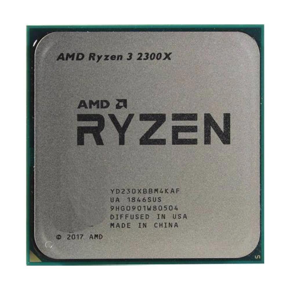 AMD Ryzen 3 2300X - 3.5GHz, 4 Cores, 4 Threads, 12nm, AM4 Socket, 65W