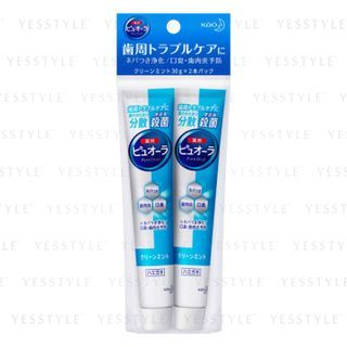 Conjunto de Pasta de Dientes Medicinal PureOra de Kao (30g x 2) Menta Limpia