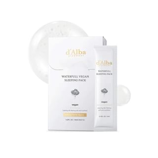 Masque de nuit hydratant végane d'Alba