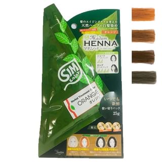 Traitement herbal henna SimSim Japan, brun