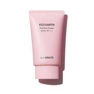 Crema solar rosa The Saem Eco Tierra 50g