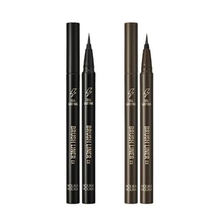 Holika Holika - Liner de cepillo duradero EX - 2 colores #02 Marrón oscuro