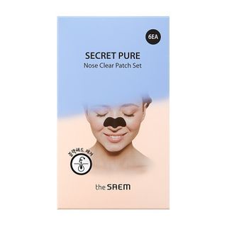 Patchs purifiants pour le nez The Saem Secret Pure (6 pièces)
