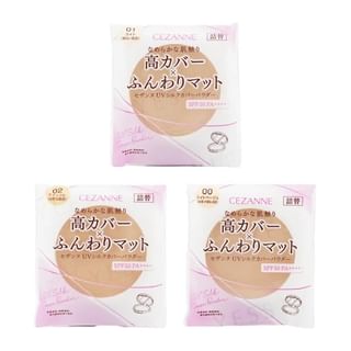 Polvo compacto Cezanne UV Silk Cover SPF 50 PA++++ (Tono Natural) 