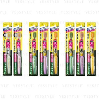 Brosse à dents Kao Deep Clean Premium Compacte, Couleur aléatoire, Taille normale