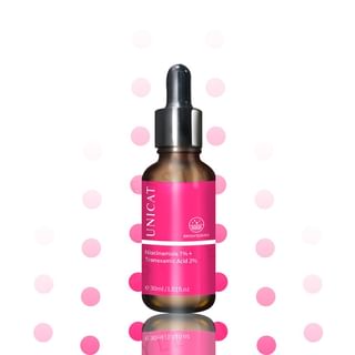 Sérum réparateur double éclaircissant UNICAT 7% de niacynamide + 2% d'acide tranexamique 30 ml