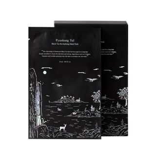 Set de mascarillas revitalizantes con té negro Pyunkang Yul