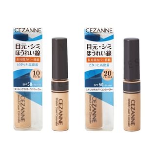 Cezanne - Corrector de Cobertura Elástico SPF 50+ PA++++, tono 20 Natural