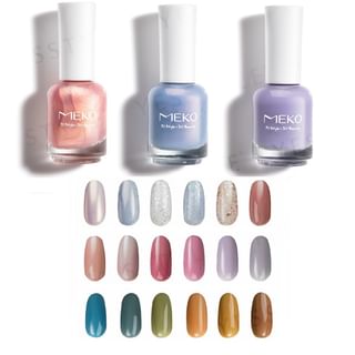 Caja del tesoro de esmalte de uñas MEKO - Frambuesa (Tamaño: 09, Color: Frambuesa)