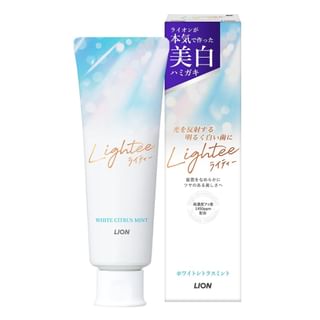 Pastas de dientes blanqueadora LION Lightee Menta Cítrica - 100g