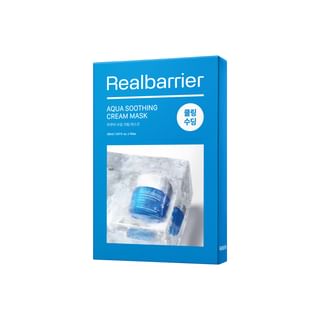 Set de mascarillas en crema calmantes Realbarrier, 30 ml x 10 unidades