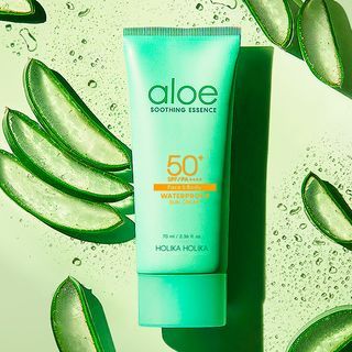 Crema solar con aloe vera resistente al agua de Holika Holika