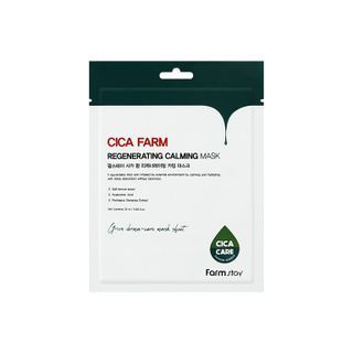 Máscara calmante regenerante Farmstay Cica Farm (25 ml, 1 hoja)