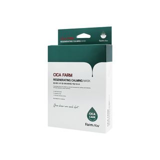 Masque apaisant régénérant Farmstay Cica Farm, 25ml x 10 feuilles