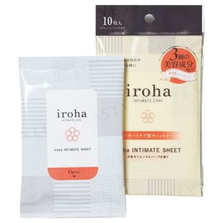 Soin intime iroha - 10 feuilles de soin intimes