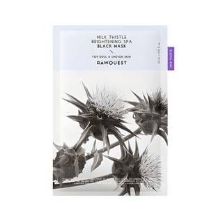 RAWQUEST Illuminating Fabric Mask with Milk Thistle