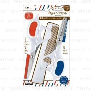 KAI Self-Cut Hair Scissors Set (3-Piece)