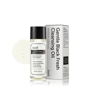 Huile nettoyante et démaquillante Dear, Klairs Gentle Black Fresh Cleansing Oil Mini