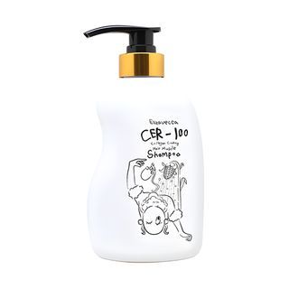 Champú Elizavecca Cer-100 con recubrimiento de colágeno y proteínas vegetales para un cabello fuerte