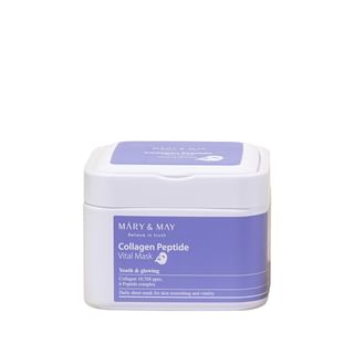 Masque en tissu Mary&May aux peptides de collagène Vital