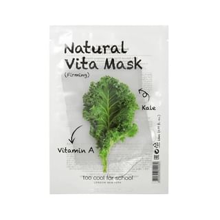 Masque Naturel Vita de Too Cool for School - 5 Types Raffermissant (Chou Frisé)