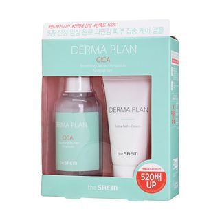 The Saem Derma Plan Cica Soothing Barrier Ampoule Set (2 Pieces)