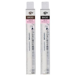 CHIFURE Liquid Eyeliner Brush Pen, BR30 Dark Brown