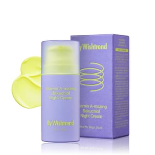 Crema nocturna By Wishtrend Vitamin A-mazing con Bakuchiol