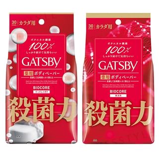 Mandom Gatsby Biocore Papel Corporal Desodorante Sin Fragancia - 30 uds