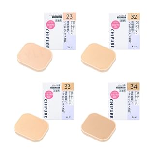 Fundación en polvo UV Chifure, SPF 36 PA++, tono Ocre (34), recarga de 14 g